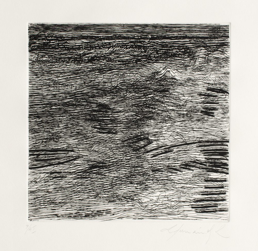 mar y memoria 2, aguafuerte punta seca 30 x 30 cm p_a $180.000