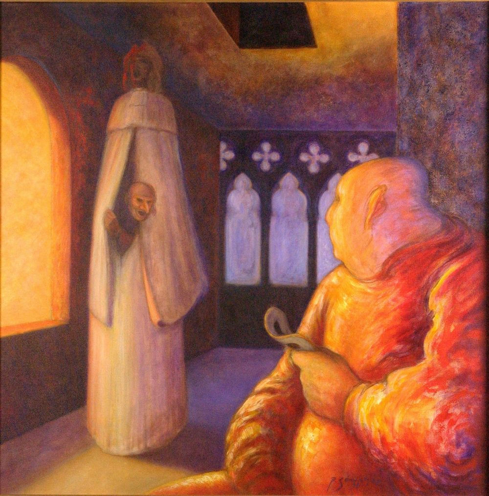 04 Punto de Encuentro, 1998. Acrílico sobre tela (120 x 120 cm.)1