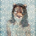 ESTAMPITA DE LEOPARDO